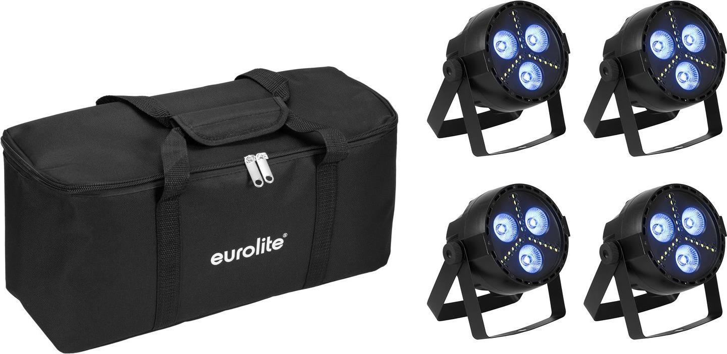 EUROLITE Set 4x LED PARty Hybrid Spot + Soft-Bag (20000949)