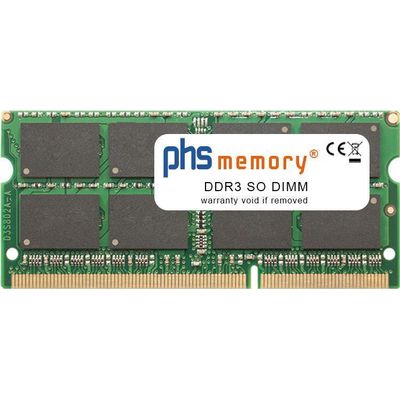 PHS-memory 8GB RAM Speicher für Toshiba Portege A30-C-1PW DDR3 SO DIMM 1600MHz SP277200