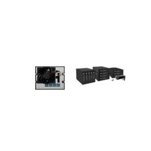 RaidSonic ICY BOX IB-553SSK - Gehäuse für Speicherlaufwerke mit Lüfter - 8,9 cm (3.5) - 13,3 cm to 8,9 cm (5,25 bis 3.5) - Schwarz (IB-553SSK)