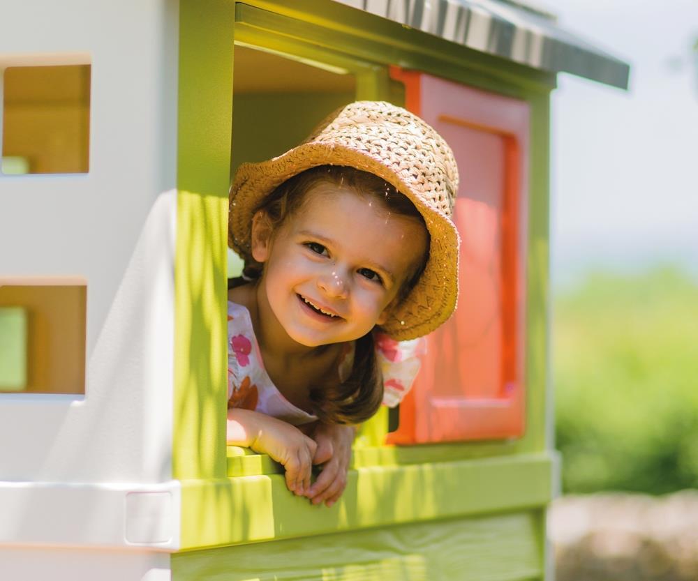 Smoby 810800 - Spielhaus auf Pfählen - Junge/Mädchen - 2 Jahr(e) - Mehrfarben - 1 Tür(en) - 11270 mm (7600810800)