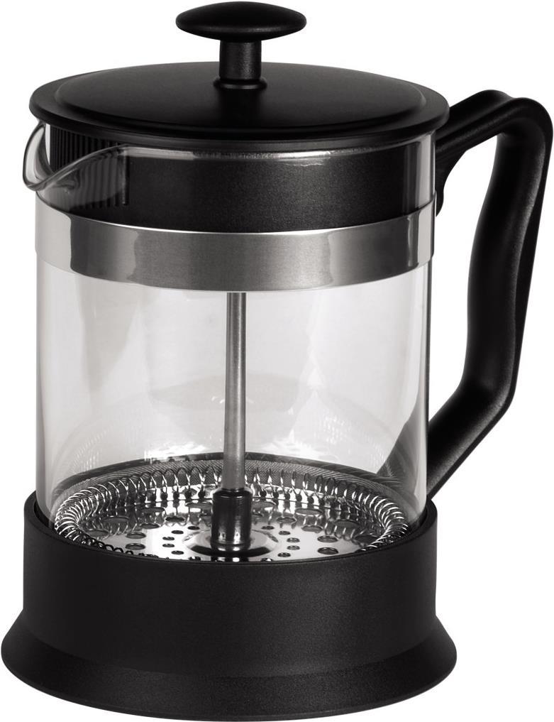 Xavax 111330. Fassungsvermögen: 0,6 l, Pressmaterial für französische Karaffen: Glas, Produktfarbe: Schwarz, Transparent (00111330)