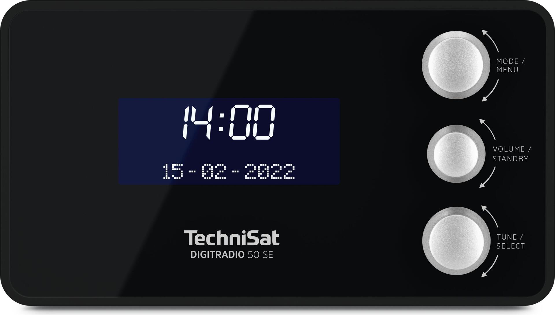 TechniSat DIGITRADIO 50 SE - radiosveglia nera