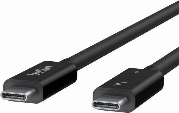 Belkin INZ003BT1MBK Cavo Thunderbolt 1 m 40 Gbit/s Nero (THUNDERBOLT 4 PASSIVE CABLE 1M)