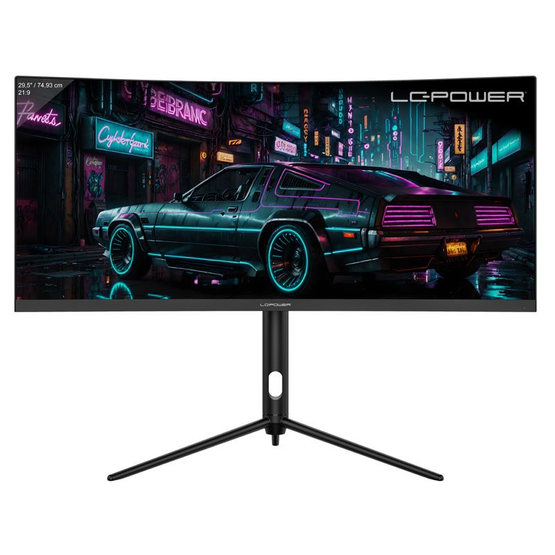 LC-Power LC-M30UWFC Monitor PC 76,2 cm [30] 2560 x 1080 Pixel UltraWide Full HD LED Nero (29,5[74,93cm]TFT LC-Power UltraWide-