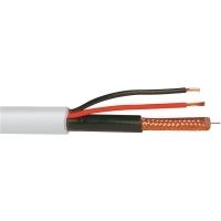 ABUS Security-Center Video-Kombi-Kabel - Netz-/Videokabel - ohne Stecker bis ohne Stecker - 50 m - Koax (KA9002)