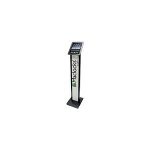 Compulocks iPad Secure Executive Enclosure with BrandMe Floor Stand Kiosk Black. - Aufstellung für Tablett - Stahl - Schwarz - stehend - für Apple iPad (3. Generation), iPad 2, iPad Air, iPad Air 2, iPad with Retina display (140B213EXENB)