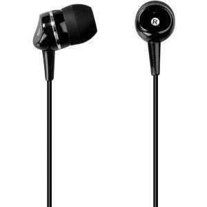 Hama - Ohrhörer mit Mikrofon - im Ohr - kabelgebunden - 3,5 mm Stecker - Schwarz (00128265)