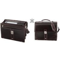 Alassio Aktentasche MONACO, Leder, dunkelbraun-antik (47022)