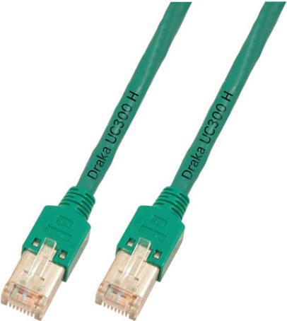 RJ45 Patchkabel 2x Hirose FTP-300MHz HF 2,0 Meter Grün (K8073.2)