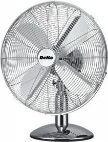 Deko Tischventilator B 500 35W 29cm 3 Stufen oszillierend chrom (70309)
