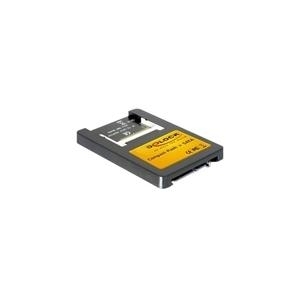DeLOCK 6,40cm (2.5) Compact Flash to SATA drive - CompactFlash-Kartenadapter - S-ATA - Schwarz (91661)