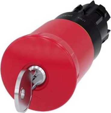 Siemens SIRIUS ACT Pilzdrucktaster Frontelement Kunststoff, rot (3SU1000-1HS20-0AA0)
