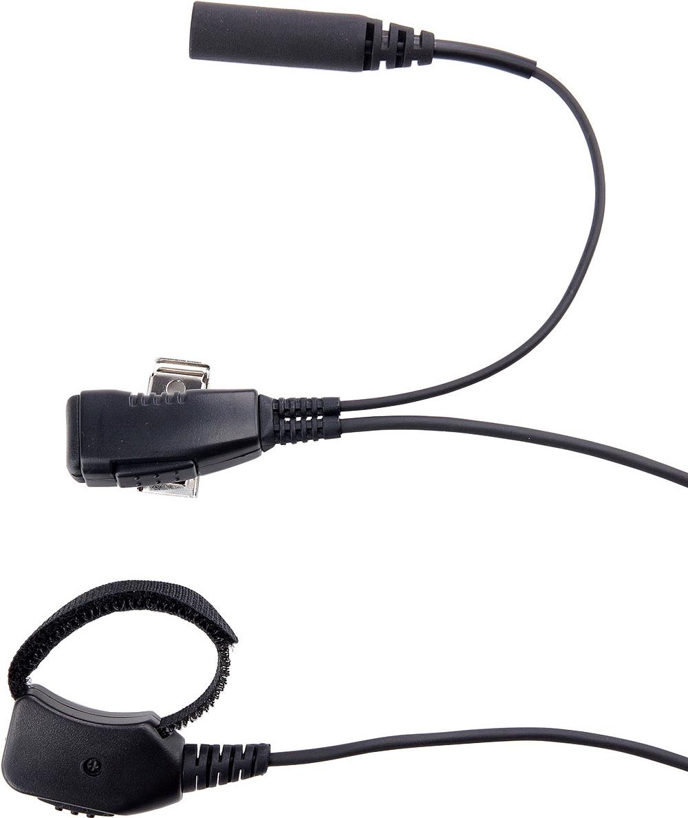 Stop Noise Mikrofon/PTT-Kombination m. 3,5mm Buchse und separater Finger-PTT für STP8/9000 (4.131.12.1)