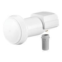 Goobay SAT Universal Single 0.1dB convertitori abbassatore di frequenza Low Noise Block [LNB] 10,6 - 12,75 GHz Bianco (Goobay U