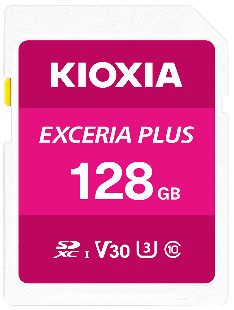 Kioxia Exceria Plus 128 GB SDXC UHS-I Classe 10 (Kioxia 128GB Exceria plus U3 V30 SD Card)