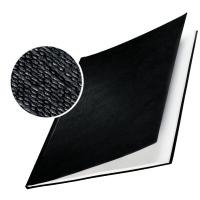 Esselte Leitz ImpressBIND - Feste Schutzhülle - A4 (210 x 297 mm) - 35 Blätter - Matt Leinen schwarz - für Leitz impressBIND 140, impressBIND 280 (7390-00-95)