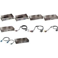 LevelOne AVE-9304A 4+1 ports LR Cat.5 A/V Repeater - Erweiterung für Video/Audio - 4 Anschlüsse - extern (593005)