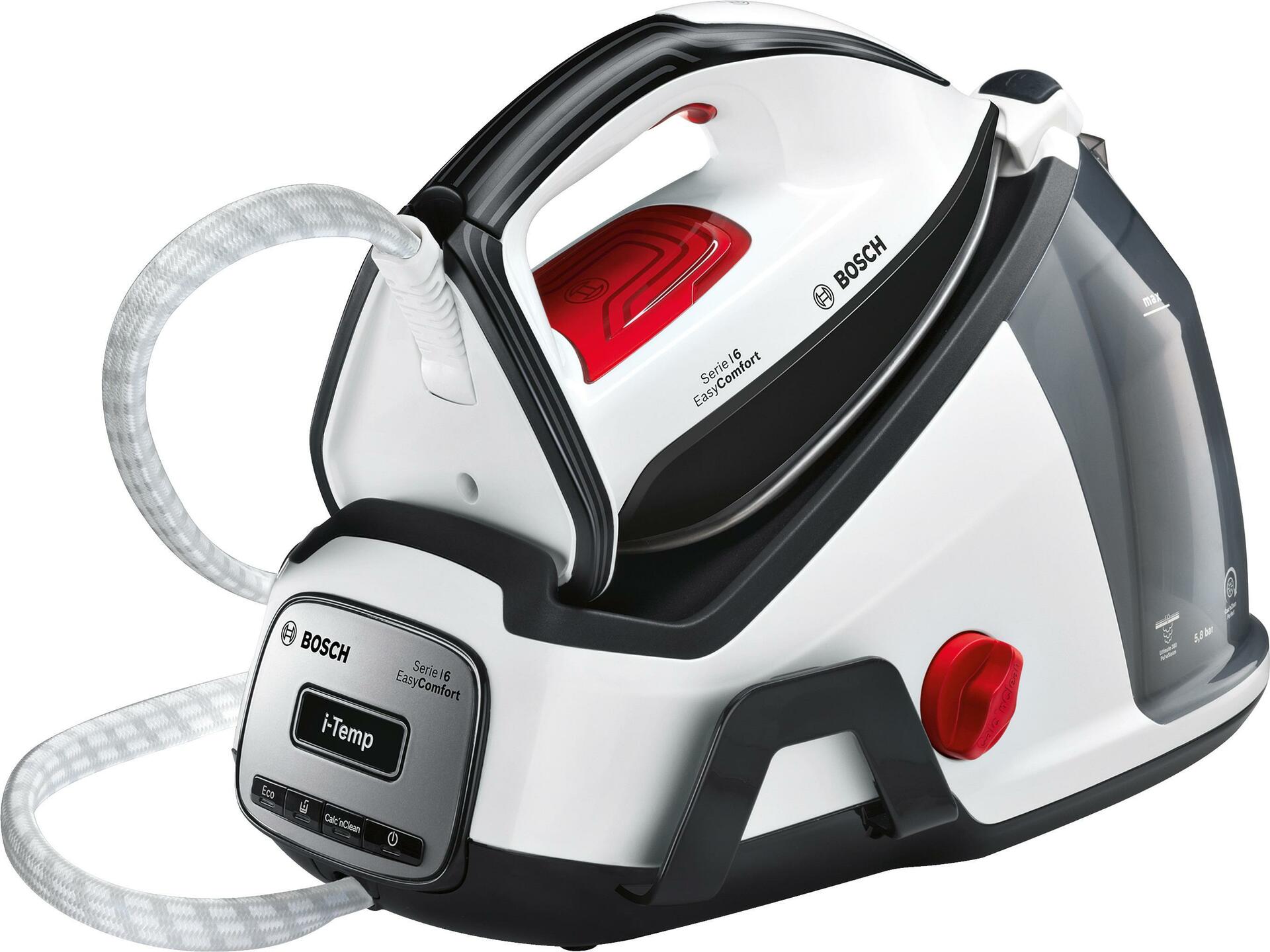Bosch Serie 6 TDS 6041 800 W 1,5 l Ceranium Glissée Pro-Sohle Schwarz - Weiß (TDS6041)