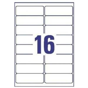 Avery - Adressetiketten - weiß - 99,1 x 33,9 mm - 4000 Etikett(en) (250 Bogen x 16) (L7162-250)