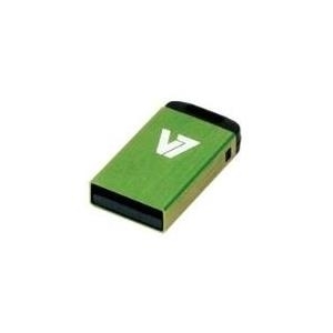 V7 VU28GCR-GRE-2E - Nano USB-Flash-Laufwerk - 8GB - USB2.0 - grün (VU28GCR-GRE-2E)