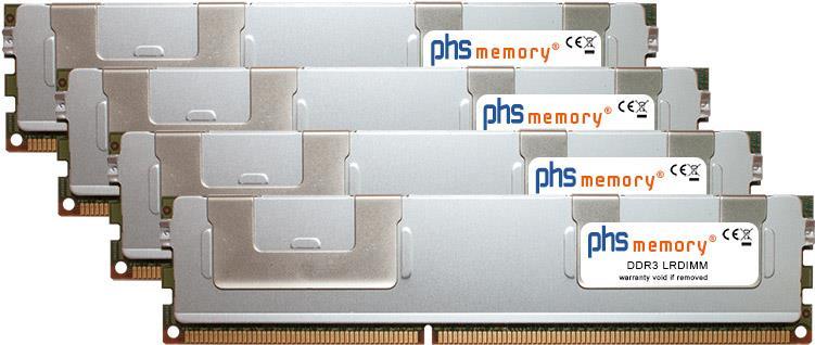 PHS-memory 128GB (4x32GB) Kit RAM Speicher für Supermicro H8QGL-6F+ DDR3 LRDIMM (SP263157)