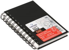 CANSON Notizbuch ARTBOOK ONE, A4, 80 Blatt, Spiralbindung 100 g/qm, 230 x 280 mm - 6 Stück (400039212)