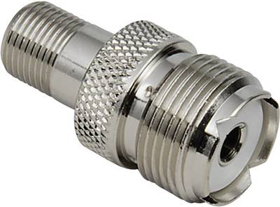 TRU COMPONENTS UHF-Adapter UHF-Buchse - F-Buchse 1 St. (1577810)