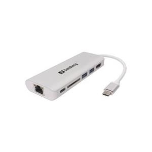 Sandberg - Docking Station - (USB) - GigE (136-18)