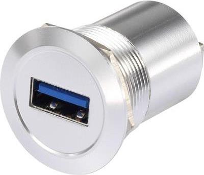 Conrad USB-Einbaubuchse Buchse, Einbau USB-08 USB-Buchse Typ A auf USB-Buchse Typ A Inhalt: 1 St. (92007P8)