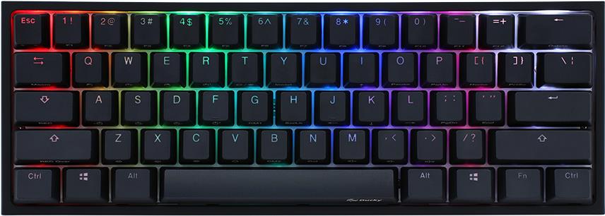 Ducky One 2 Mini Tastatur Mekanisk RGB Kabling Schweizisk