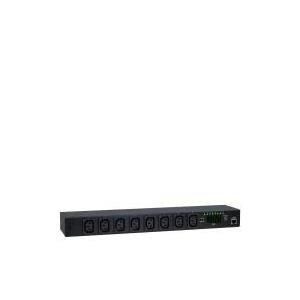 Inter-Tech PDU SW-1081 - Stromverteilungseinheit (Rack - einbaufähig) - Ethernet 10/100 - Eingabe, Eingang IEC 320 EN 60320 C14 - Ausgangsbuchsen: 8 (IEC 320 EN 60320 C13) - 1U (88887029)