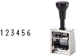Reiner Ersatztank für Paginiermaschine, Größe 4, rot Type 4, passend für Paginiermaschine Typ 53 - 2 Stück (68022-001)