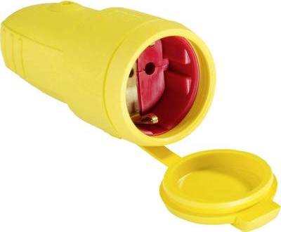 as - Schwabe 62413 giunto di protezione contatto in gomma 230 V giallo IP44 (62413)