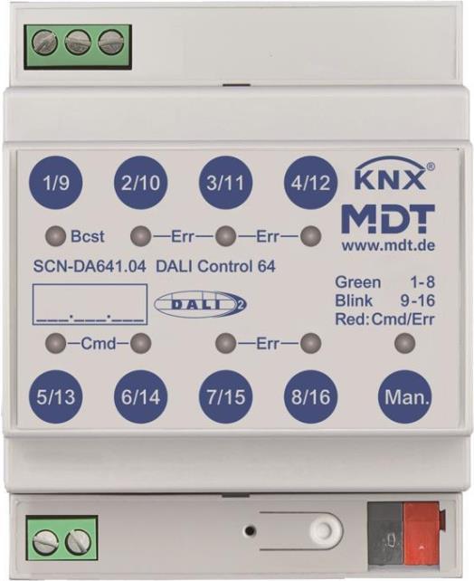 MDT technologies DALI Control 64 Gateway 4TE, REG SCN-DA641.04 (SCN-DA641.04)