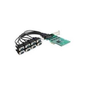 Delock Scheda PCI Express per 8 porte seriali RS-232 ad alta velocità 921K