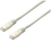 equip - cavo patch - Da RJ-45 (M) a RJ-45 (M) - 1 m - SFTP - CAT 6a Platino - sagomato intrecciato - bianco