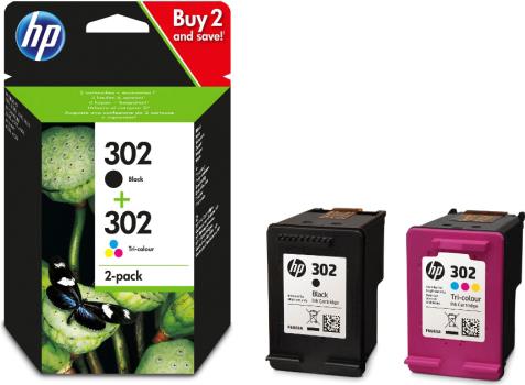 MULTIPACK HP 302 BK/CL BLISTER