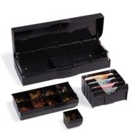 Anker OCC, hellgrau Kassenlade, Klappdeckel, Maße (BxHxT): 460x100x160mm, 6 Scheinfächer, 8 Münzfächer, herausnehmbar, separat bestellen: ADS Basis, ADS Kabel, hellgrau (16500.226-0050)