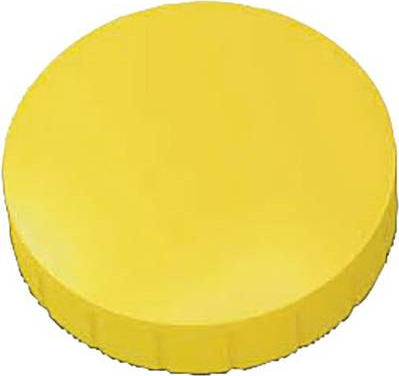 Magnete solido MAUL HEBEL forza di tenuta 08 kg magnete rotondo giallo diam. 32 x (H)85 mm in infrangibile (61632-13)