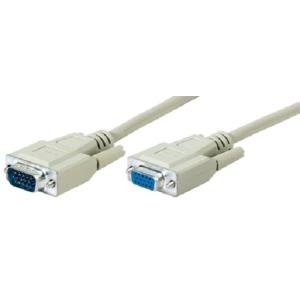 Tecline Fröhlich + Walter - VGA-Verlängerungskabel - HD-15 (M) - HD-15 (W) - 5 m (34105)