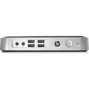 HP Zero Client t310 G2 - Zero Client - DTS - 1 x Tera2321 - RAM 512MB - SSD - eMMC 32GB - multi-level cell (MLC) - GigE - kein Betriebssystem - Monitor: keiner - Tastatur: Deutsch (2EZ54AA#ABD)