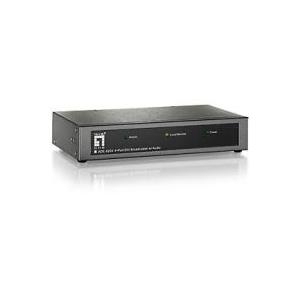 LevelOne ViewCon ADE-8204 4-Port DVI Broadcaster with Audio - Erweiterung für Video/Audio - 4 Anschlüsse - bis zu 70 m - 1U (ADE-8204)