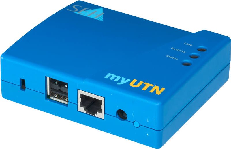 SEH myUTN-50a - Geräteserver - 10Mb LAN, USB, 100Mb LAN, Gigabit LAN, USB2.0 (M05030)