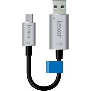 Lexar JumpDrive C20m - USB-Flash-Laufwerk - 32 GB - USB 3.1 / micro USB