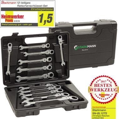 STARKMANN Schraubenschlüsselsatz Blackline 12teilig (BS4056409004183)