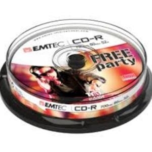EMTEC Classic - 10 x CD-R - 700MB (80 Min) 52x - Spindel (ECOC801052CB)