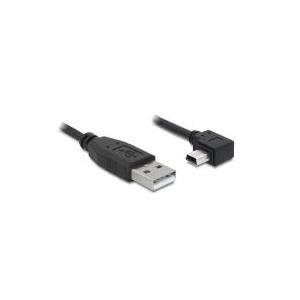 Passend z.B. fr Digitalkamera mobile HDD etc. Anschlsse USB 2.0A Stecker USB mini-B 5pin Stecker gewinkelt AWG 28 Datenleitun