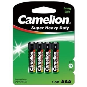 Camelion Super Heavy Duty R03P-BP4G - Batterie 4 x AAA-Typ Kohlenstoff Zink