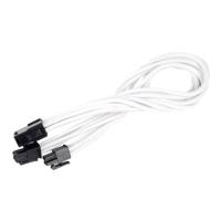 SilverStone PP07 - Spannungsversorgungs-Verlängerungskabel - 8-poliges Stromkabel (EPS12V) (M) - 8-poliger EPS-Netzstecker (12 V) mit abnehmbarem 4-poligem ATX12V-Aufsatz (W) - 30cm - weiß (SST-PP07-EPS8W)
