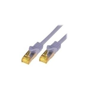 M-Cab 10m CAT7 S-FTP cavo di rete Grigio S/FTP [S-STP] (CAT7 SFTP RJ45 LSZH 10M GREY - 10GBIT RAW PATCH CABLE)